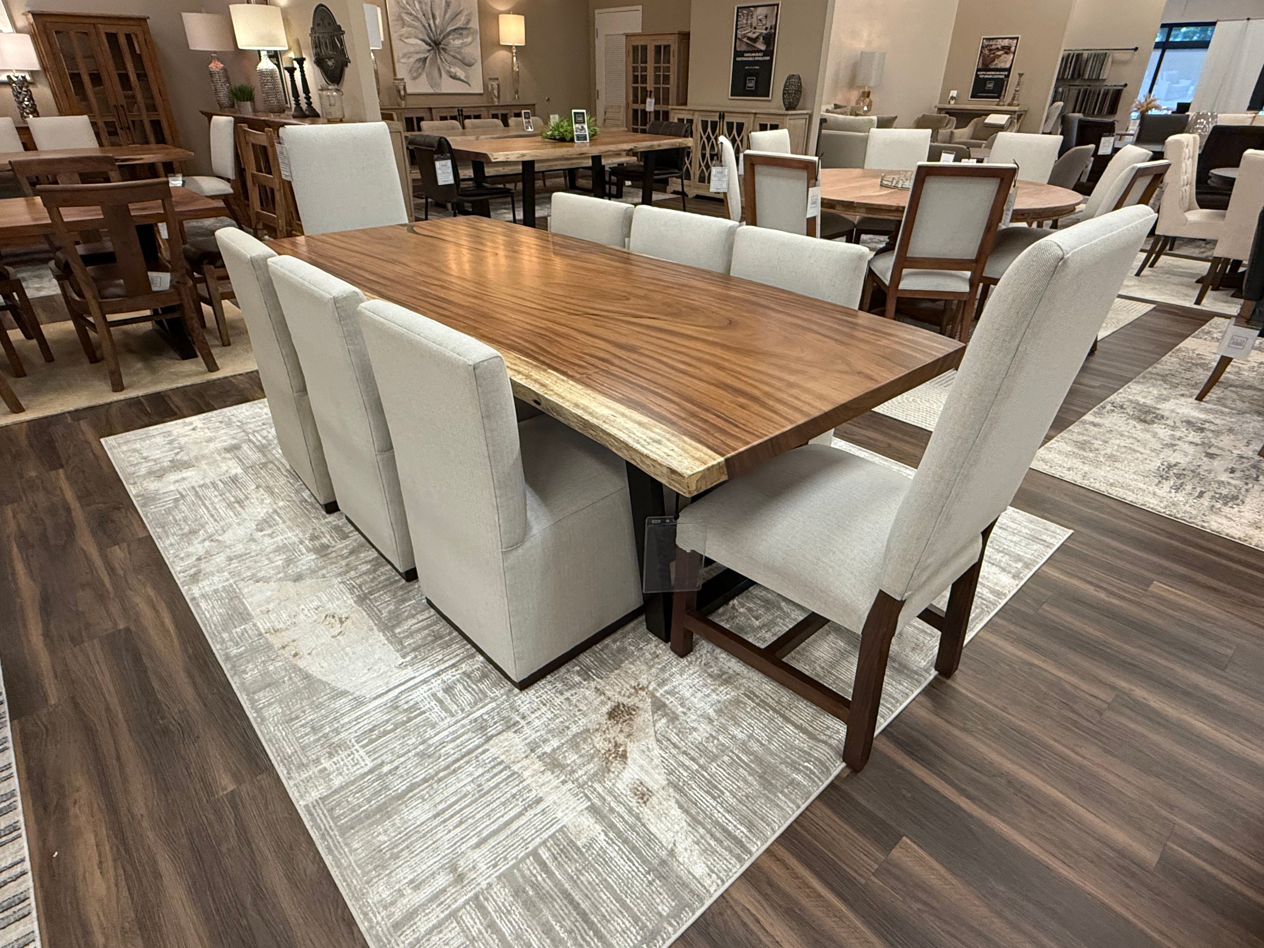 Nicoya 96" Guanacaste Live Edge Dining Table - Natural - Serial Number 415