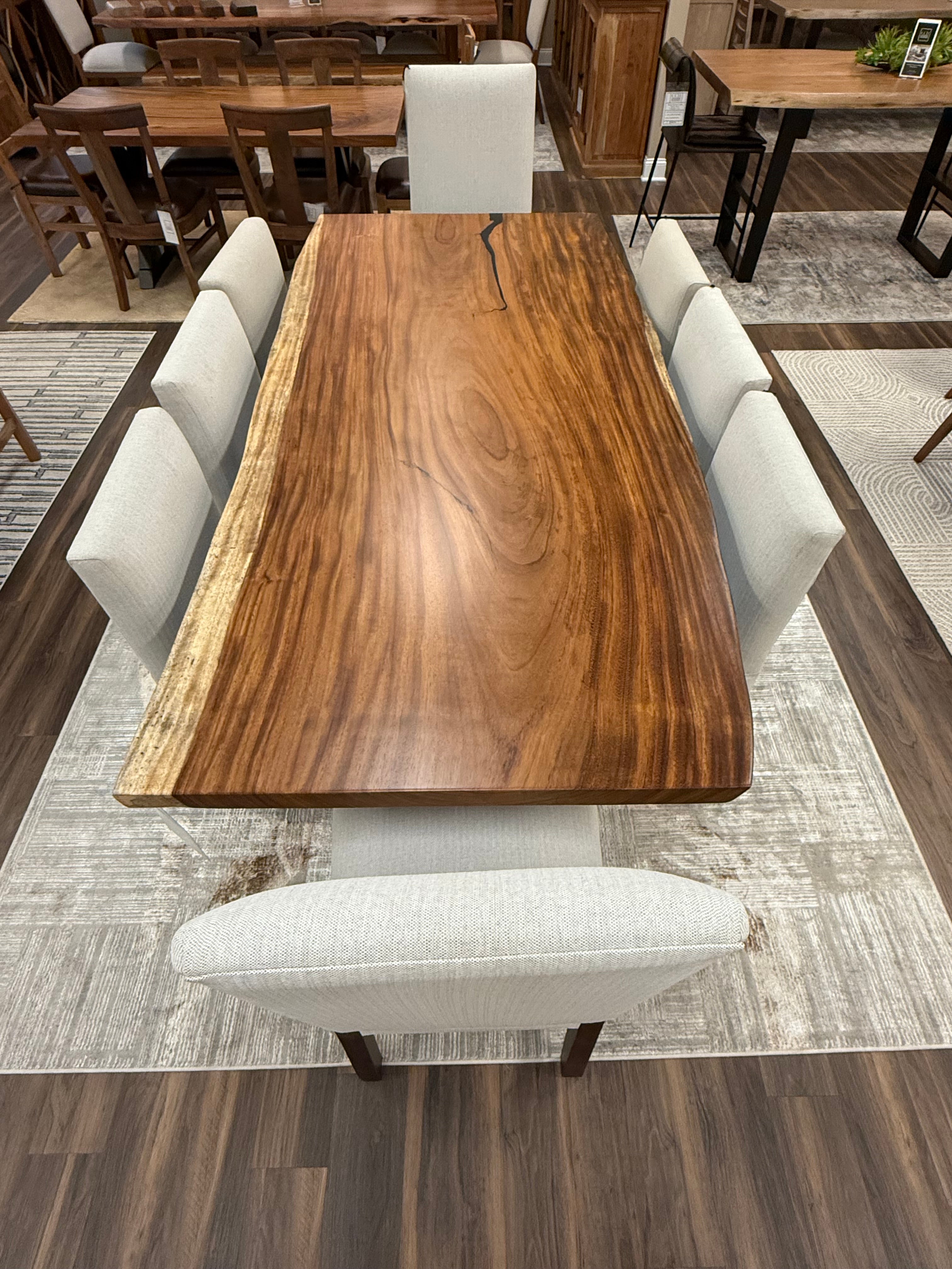 Nicoya 96" Guanacaste Live Edge Dining Table - Natural - Serial Number 415