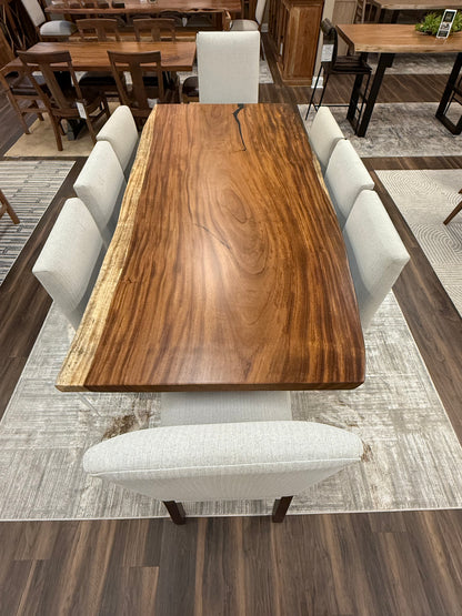 Nicoya 96" Guanacaste Live Edge Dining Table - Natural - Serial Number 415