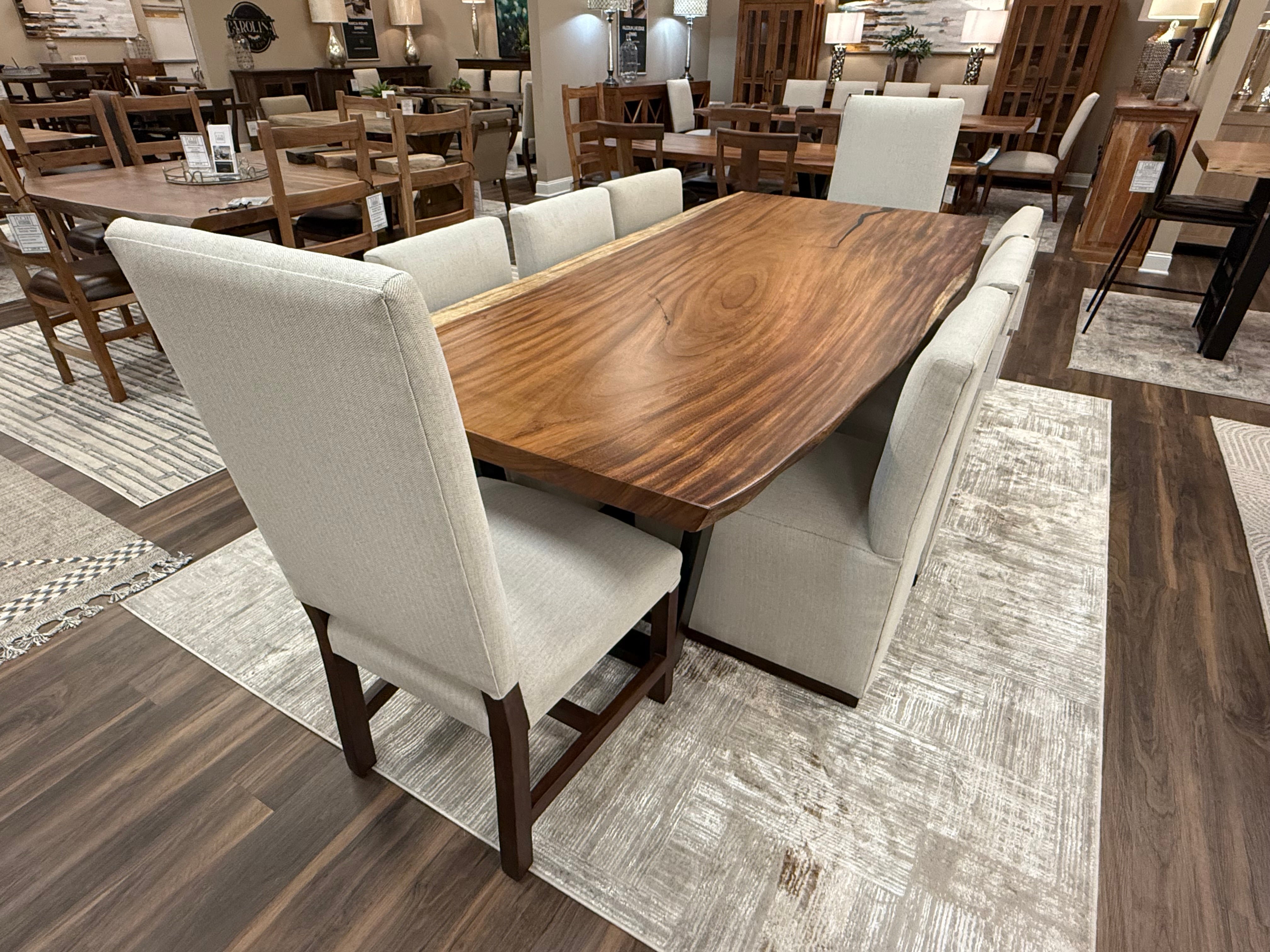 Nicoya 96" Guanacaste Live Edge Dining Table - Natural - Serial Number 415