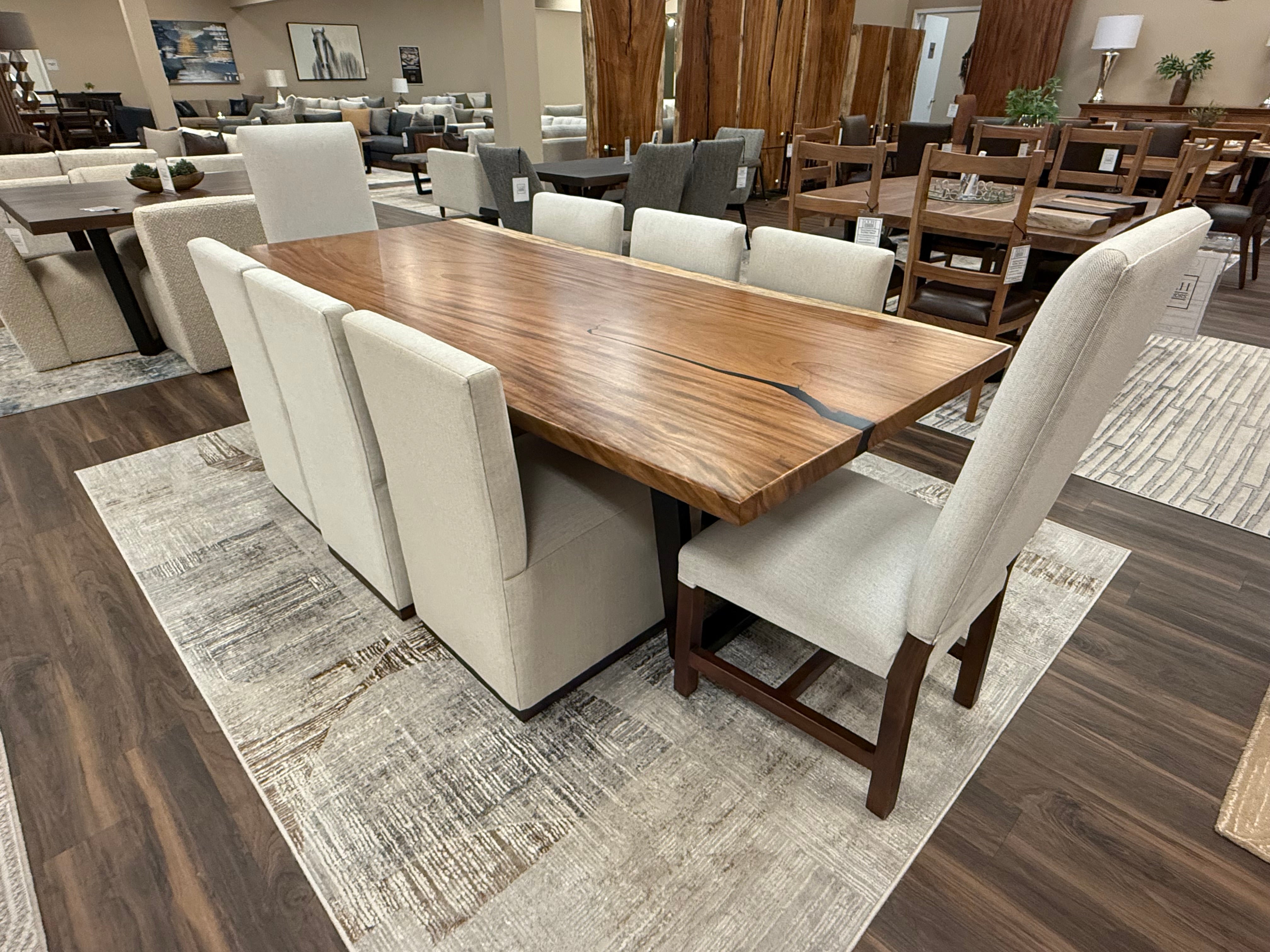 Nicoya 96" Guanacaste Live Edge Dining Table - Natural - Serial Number 415