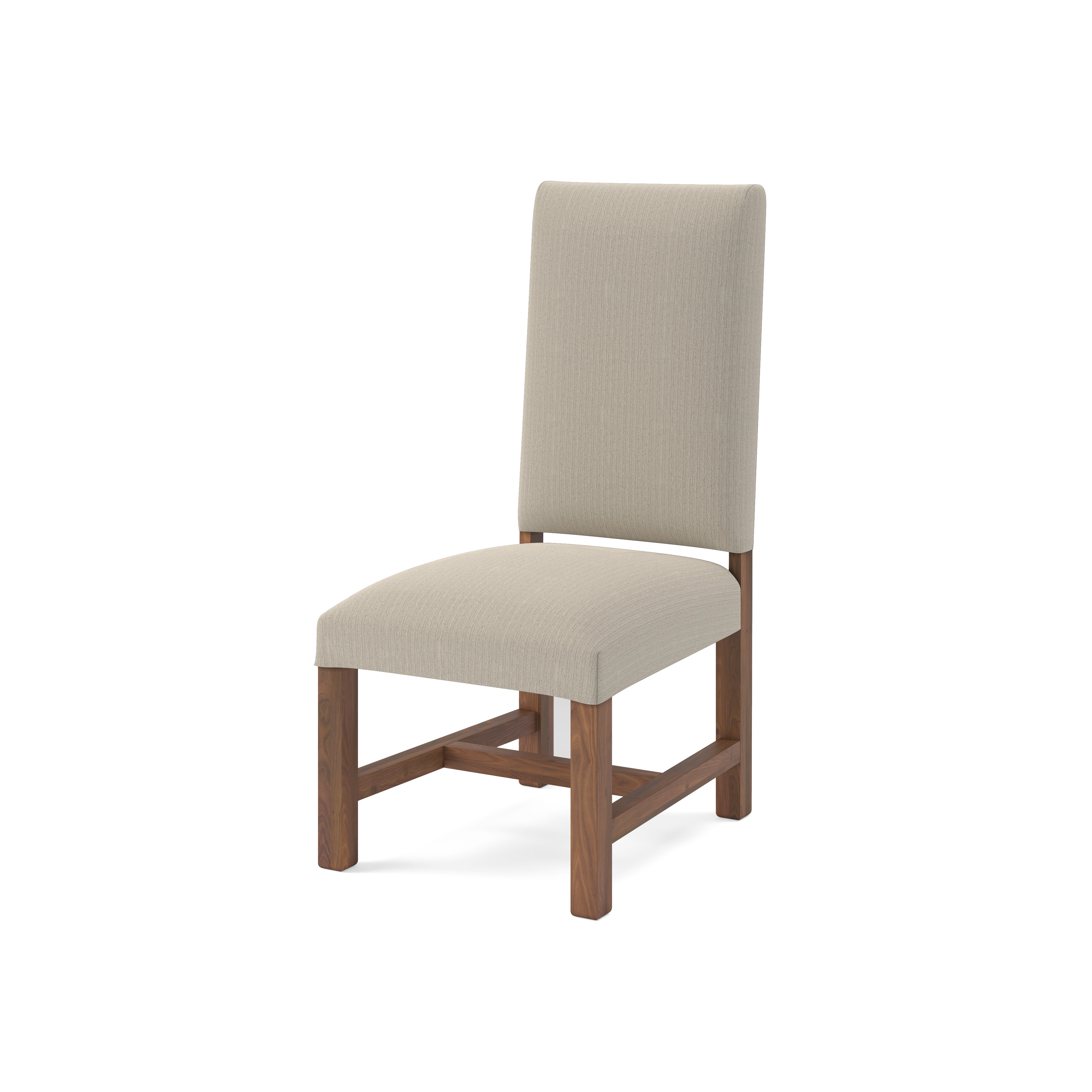 Carmona Dining End Chair -  Performance Cream + Natural